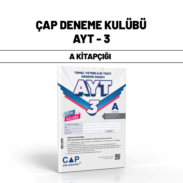 ÇAP YKS AYT DENEME KULÜBÜ SNV 3-A - 24-25